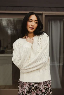 Bohme Dakota Cable Knit Sweater in - FINAL SALE