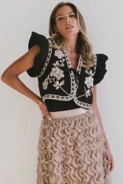 Bohme Damaris Embroidered Vest in