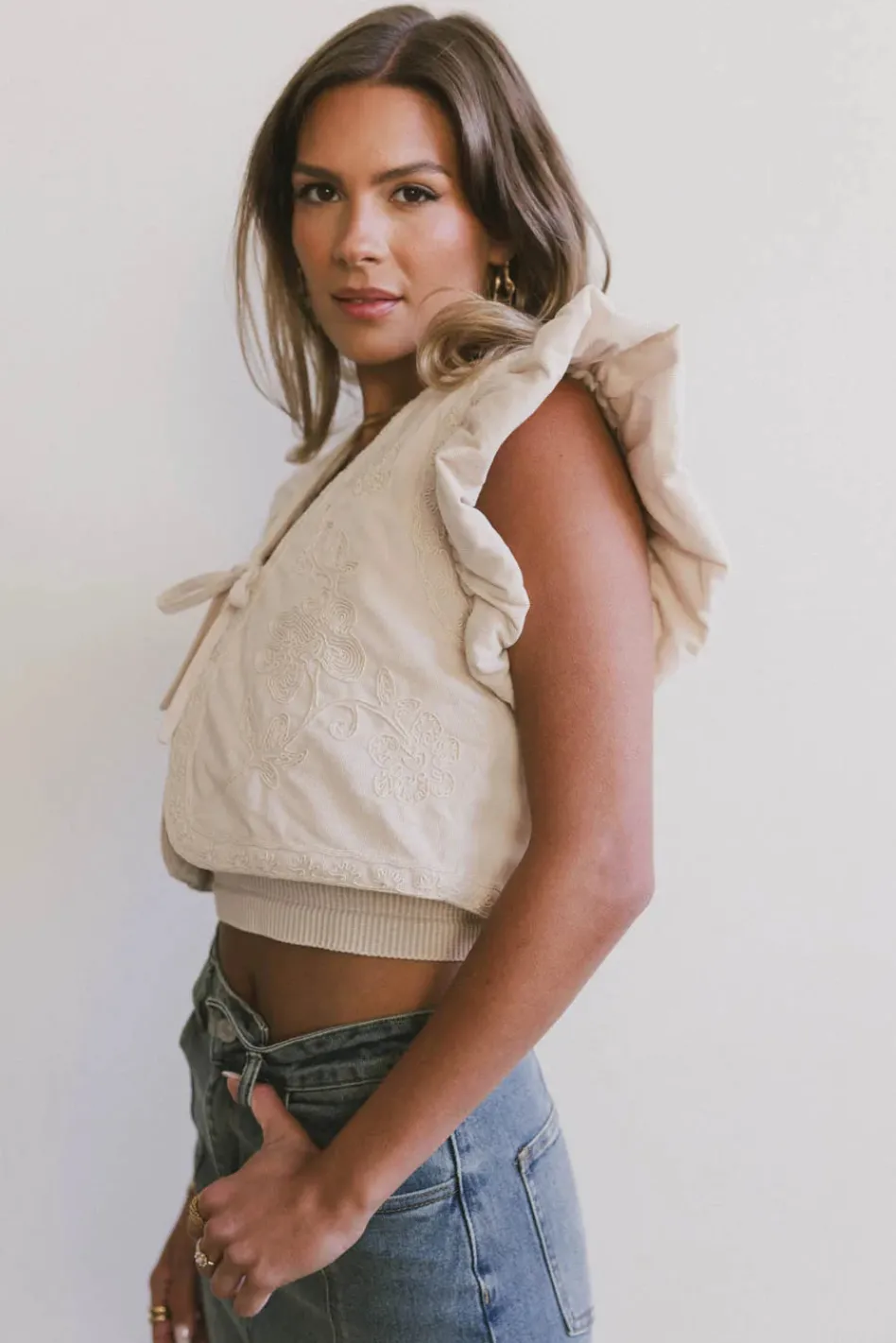 Bohme Damaris Embroidered Vest in
