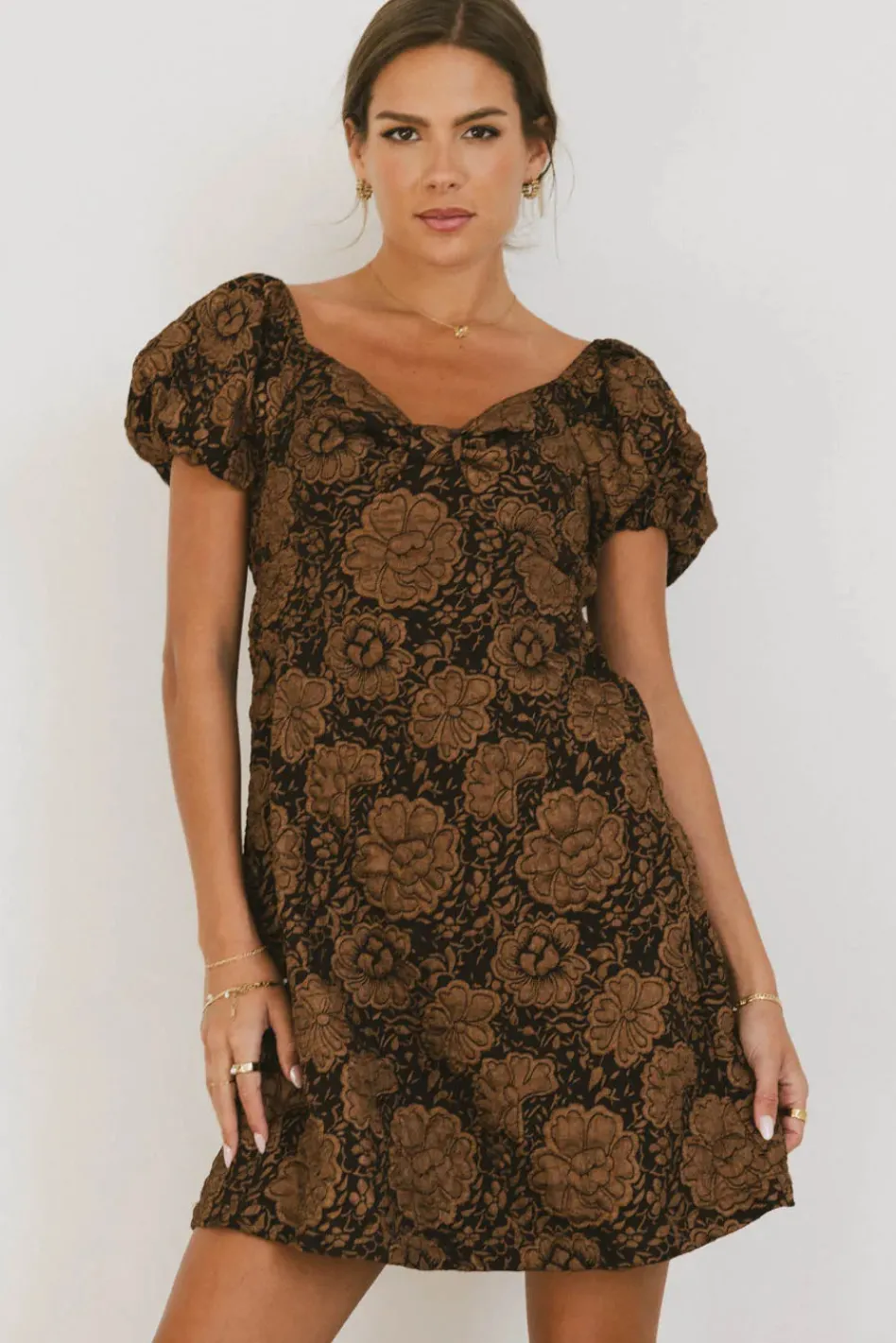 Bohme Darcella Floral Mini Dress in