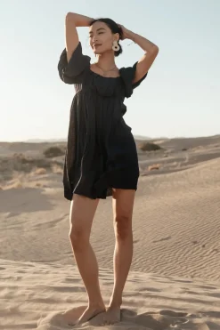 Bohme Dasha Textured Mini Dress in