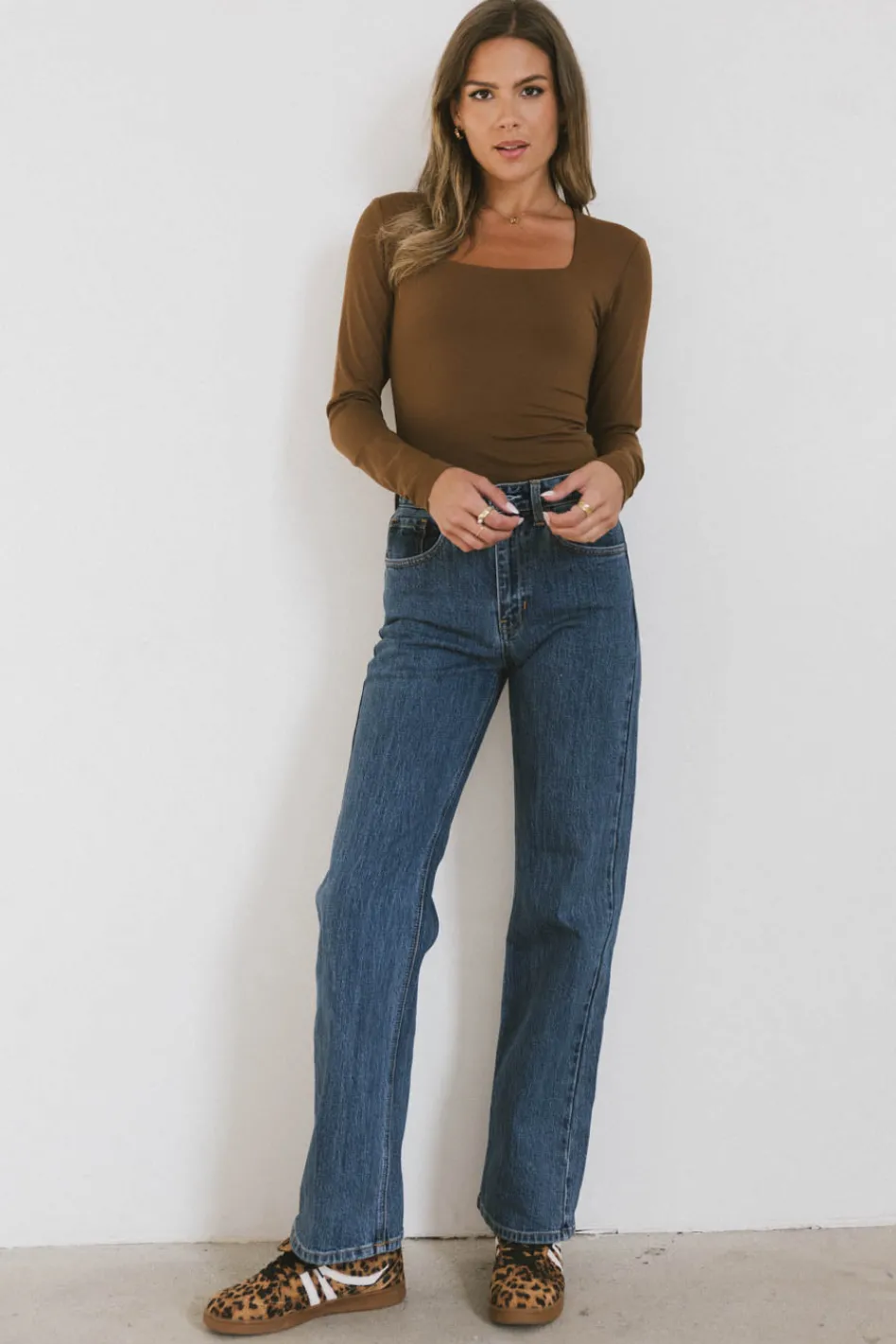 Bohme Demi Square Neck Bodysuit in