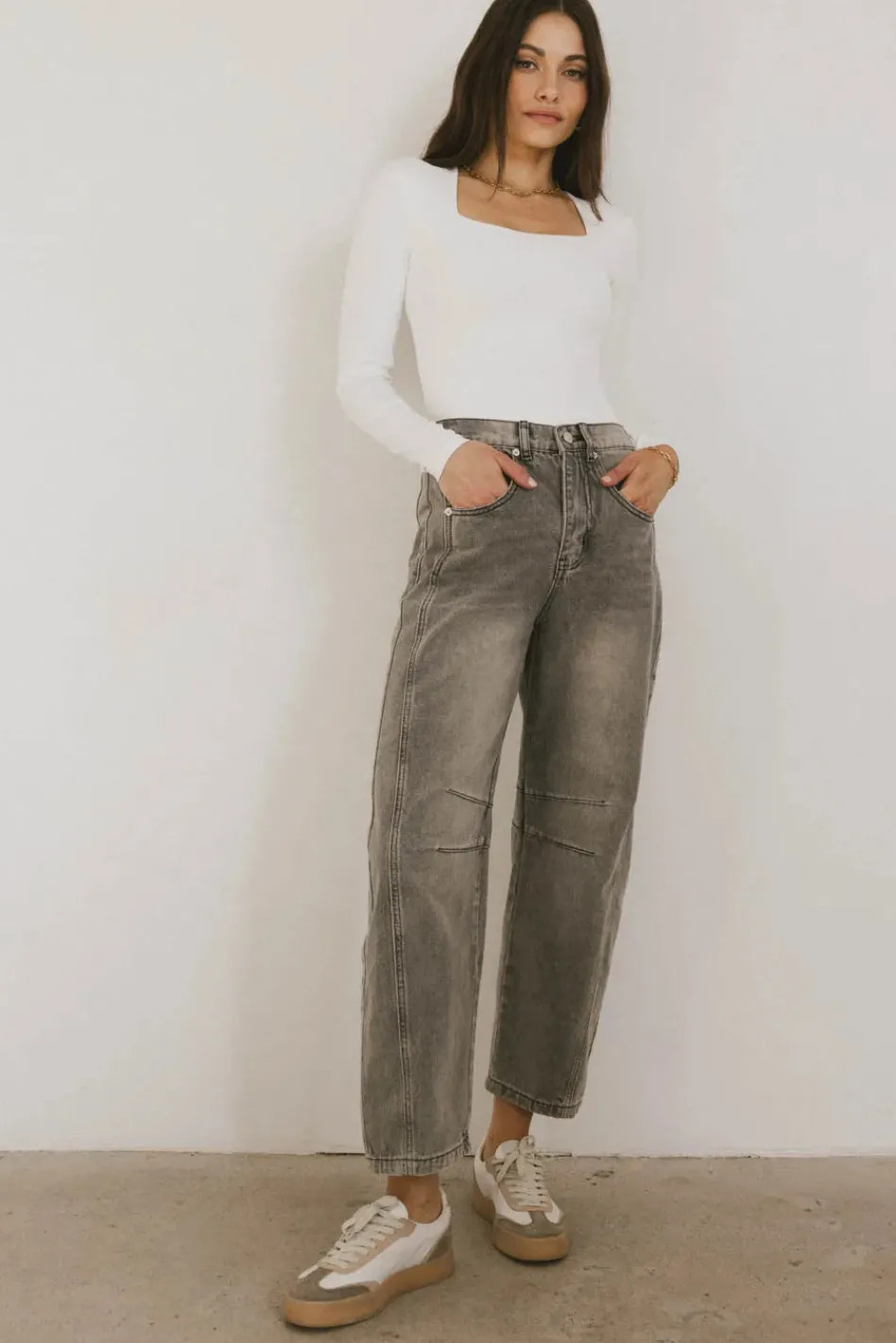 Bohme Demi Square Neck Bodysuit in