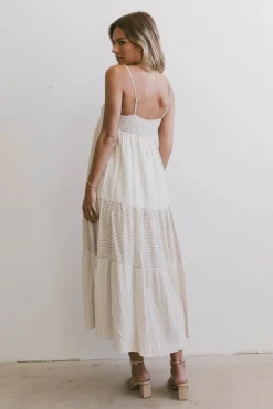 Bohme Demi Striped Midi Dress in