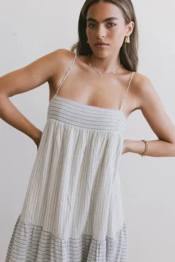 Bohme Demi Striped Midi Dress in