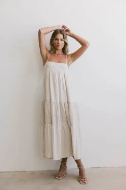 Bohme Demi Striped Midi Dress in
