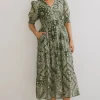 Bohme Dia Paisley Midi Dress