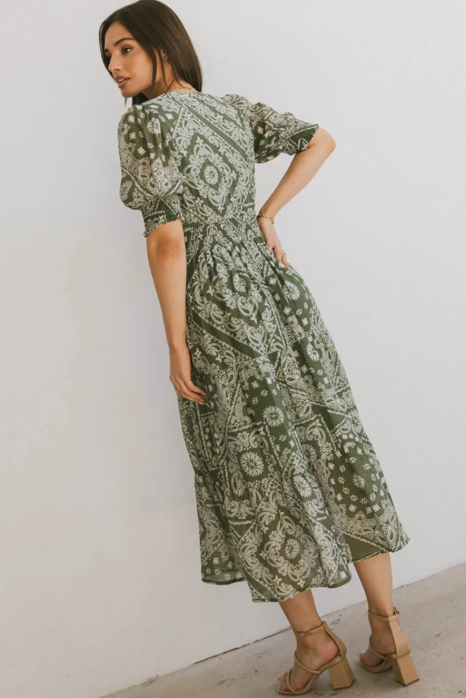 Bohme Dia Paisley Midi Dress