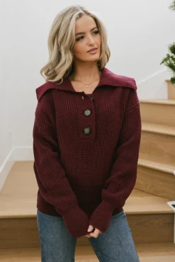 Bohme Diana Collared Sweater - FINAL SALE