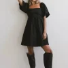 Bohme Dinah Pleated Mini Dress in