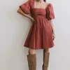 Bohme Dinah Pleated Mini Dress in
