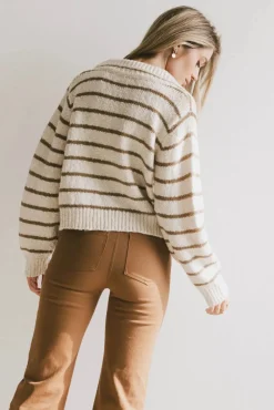 Bohme Dolly Striped Knit Cardigan in