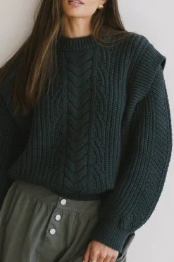 Bohme Dream Knit Sweater in Dark Teal