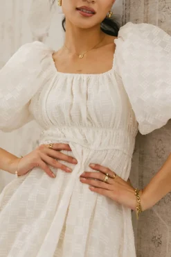 Bohme Easton Textured Midi Dress