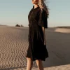Bohme Eleanor Eyelet Lace Midi Dress in