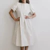 Bohme Eliana Pleated Midi Dress in
