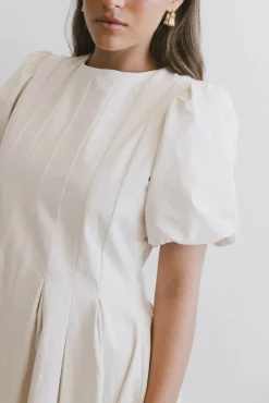 Bohme Eliana Pleated Midi Dress in
