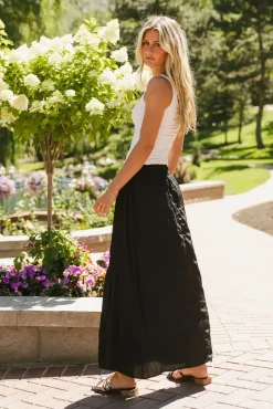Bohme Eliza Textured Maxi Skirt