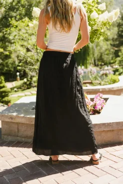 Bohme Eliza Textured Maxi Skirt