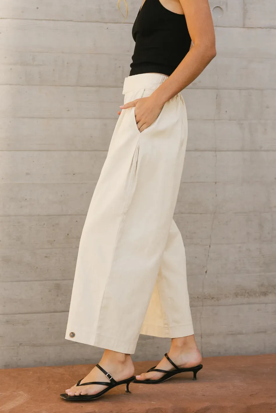 Bohme Elke Button Slacks in - FINAL SALE