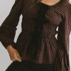Bohme Ella Tie Peplum Blouse