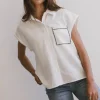 Bohme Elle Embroidered Button Up
