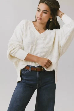 Bohme Ellis Waffle Knit Top in