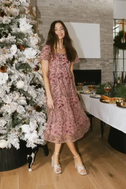 Bohme Elowyn Floral Midi Dress