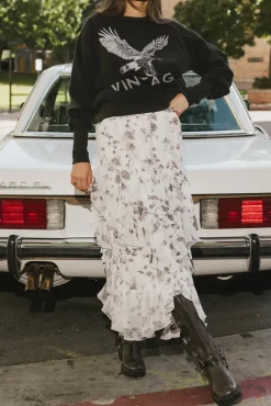 Bohme Emerson Ruffled Maxi Skirt in