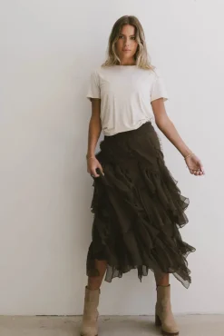 Bohme Emerson Ruffled Maxi Skirt in