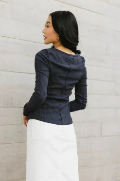 Bohme Emmilianne Ribbed Top in