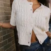 Bohme Erika Cable Knit Cardigan in