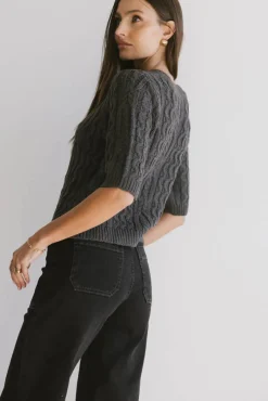 Bohme Erika Cable Knit Cardigan in