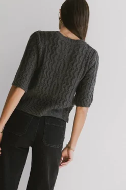 Bohme Erika Cable Knit Cardigan in