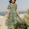 Bohme Eugena Ruffled Maxi Dress in