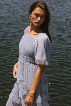 Bohme Eugena Ruffled Maxi Dress in