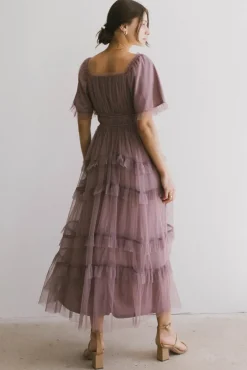 Bohme Eugena Ruffled Maxi Dress in