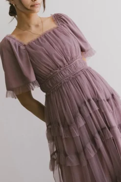 Bohme Eugena Ruffled Maxi Dress in