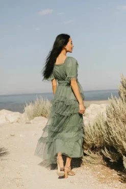 Bohme Eugena Ruffled Maxi Dress in