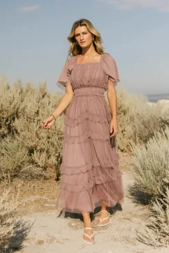 Bohme Eugena Ruffled Maxi Dress in