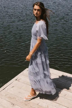 Bohme Eugena Ruffled Maxi Dress in