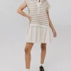 Bohme Evan Collared Mini Dress in
