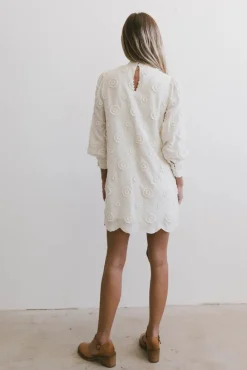 Bohme Evie Textured Floral Mini Dress