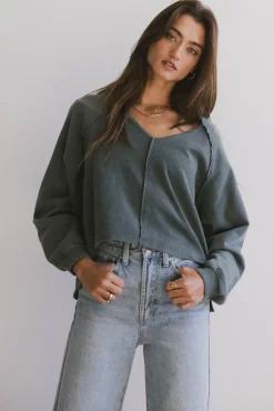 Bohme Exposed Seam Sweatshirt in
