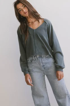 Bohme Exposed Seam Sweatshirt in