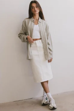 Bohme Ezti Striped Button Up
