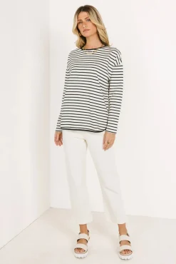 Bohme Farah Striped Top in