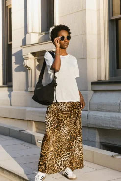 Bohme Farren Twofer Leopard Print Dress