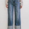 Bohme Fenna Cuffed Wide Leg Jeans