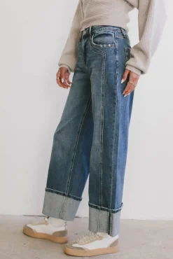 Bohme Fenna Cuffed Wide Leg Jeans